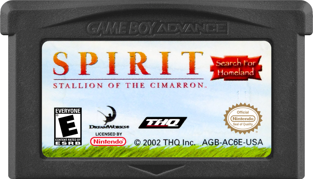 Spirit Stallion of the Cimarron Search for Homeland media 2 for GameBoy Advance